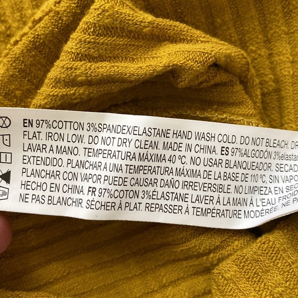 Forever 21 Mustard Stretchy Summer Dress - Picture 6 of 7